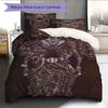 Juego de Ropa de Cama con Estampado de Dibujos Animados Colcha Funda de Colcha Funda de Almohada Decoración del Hogar Regalo de Cumpleaños (1 * funda nórdica + 2 * fundas de almohada, sin núcleo)
