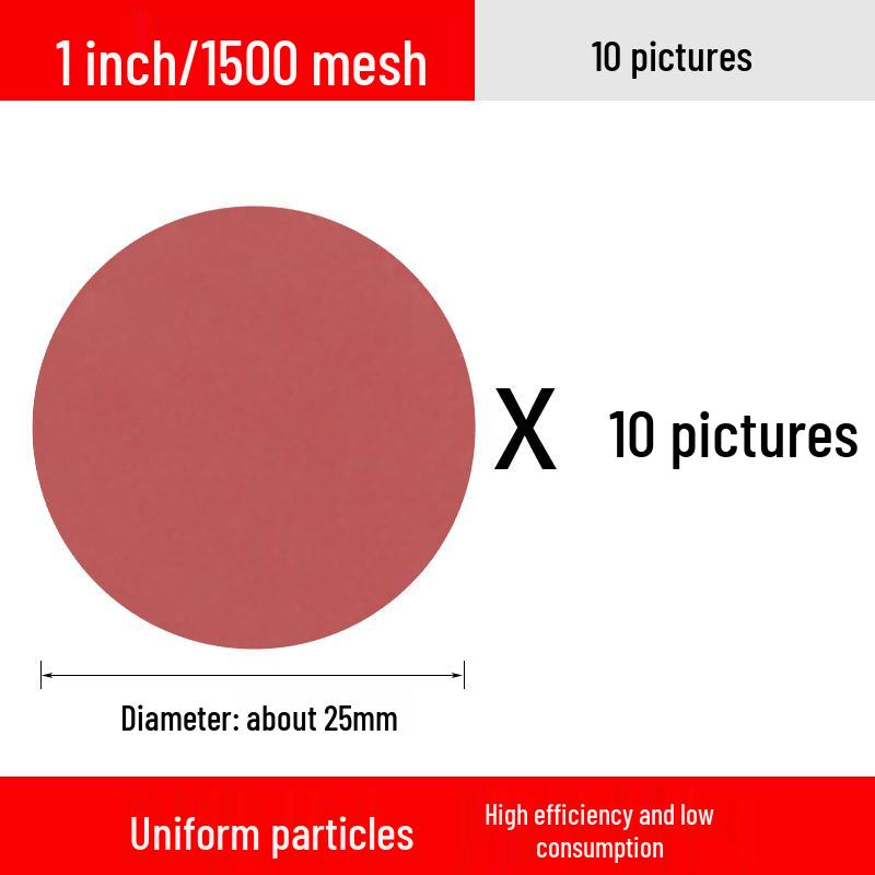 1-Inch Self-Adhesive Flocking Sanding Discs for Hand Drill Polishing
