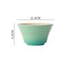 Japanese Ceramic Bowl Rainbow Gradient Color Rice Bowl Fruit Salad Snack Ramen Bowls Kitchen Dessert Salad Steamed Egg Bowls