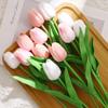 10pcs Artificial Tulips Flower Home Vase DIY Flower Arrangement Decoration Realistic Touch Fake Tulips Flowers Bouquet Wedding