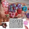 3D Flower Earring Mold For Handmade Earrings And Pendants Made Of Premium Silicone Crafting Tool
