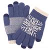 Winter Motorcycle Gloves Double-layer Touch Screen Thick Fleece Knitting Glove for Men Outdoor Work Cold Resistant Work Gloves