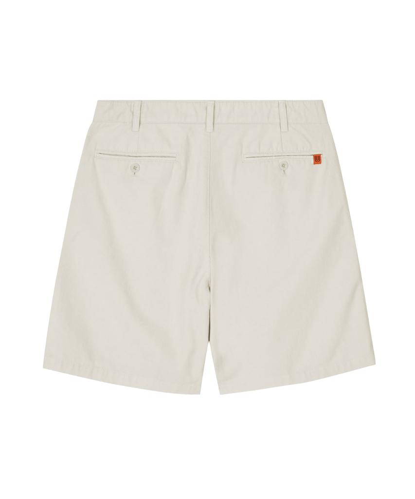 Yunibeosyeolobeolol Two Tuck Work Shorts Ivory