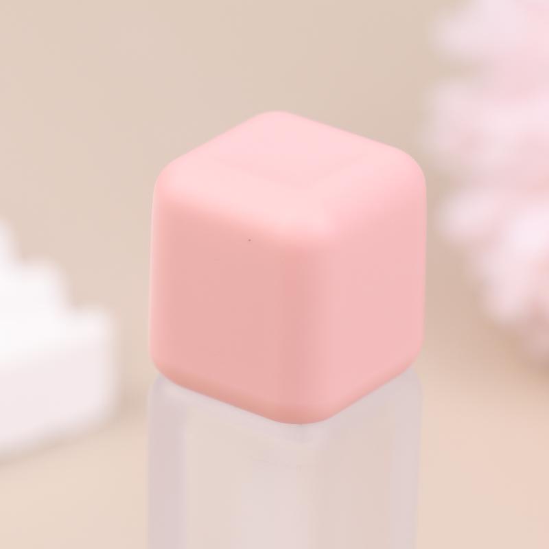 1Pcs 5Ml Lip Gloss Tube Brush Rod Scrub Square Liquid Lipstick Tubes Bottle Refillable Lip Balm Container Cosmetic Packaging Diy