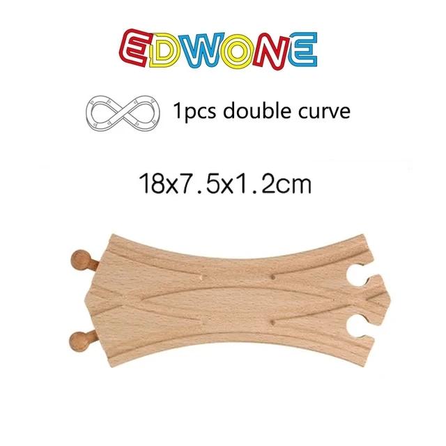 New All Kinds Wooden Track Parts Beech Wooden Railway Train Track Toy Accessories Fit For All Brands Wood Tracks Toys For Kids