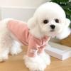 Warm Puppy Hoodies High Collar Two-Leg Dog Clothes Dog Thermal Clothing Pet Pullover  Indoor Wear