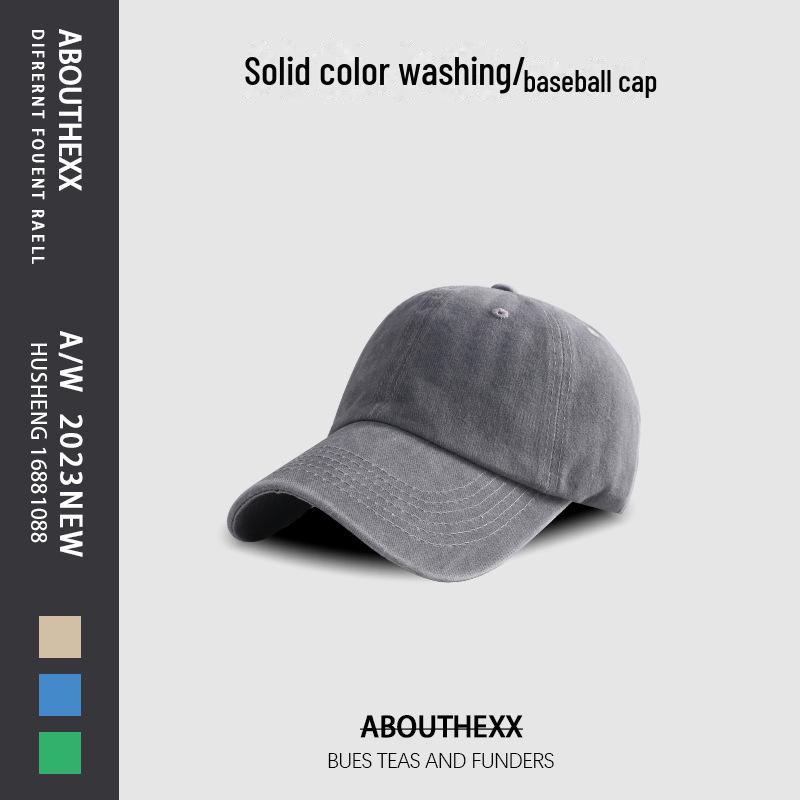 

Женские бейсболки из стираного хлопка: Защита от солнца на весну/лето, универсальная для студентов, пар, путешествий, дизайн, открывающий лицо M (56-58cm)