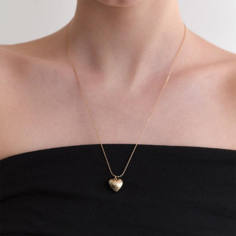 OVLA Plain Heart necklace_VOLUME JN017