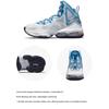 Nike Space Jam x LeBron 19 GS Tepláková souprava Dětské tenisky Bílá Modrá-Void Holandská-Modrá DD0418-100