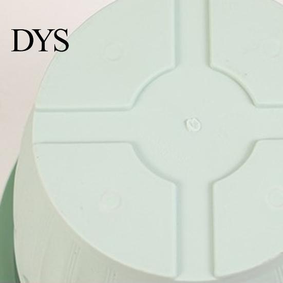 Imitation Ceramics Flowerpot Flower Pots Lightweight Thickened Large Capacity Deep Anti-deformation Decorative Planter Macaron Color Pot Greenery