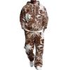 Men's Hoodie and Sweatpants Set with Elastic Waist, Casual Two Piece Outfit