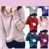 Chic Women Winter Warm Turtleneck Sweater Pullover With Timeless Fashion Appeal
