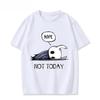 Cute Nope Not Today Graphic T-Shirt