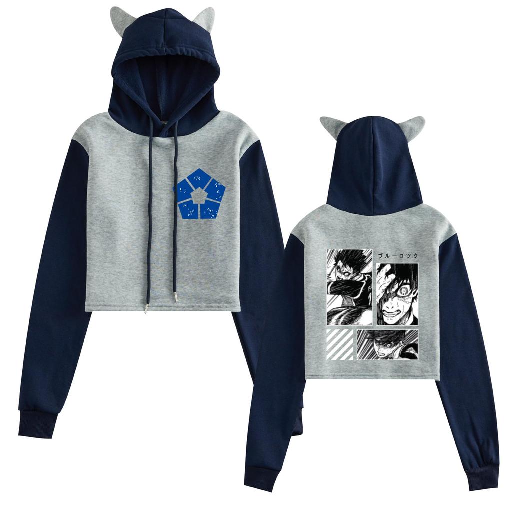 Blue Lock Anime Unisex Fleece Hoodie for Autumn and Winter