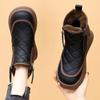 Snow boots women's new winter velvet thickened large cotton shoes non-slip warm short boots