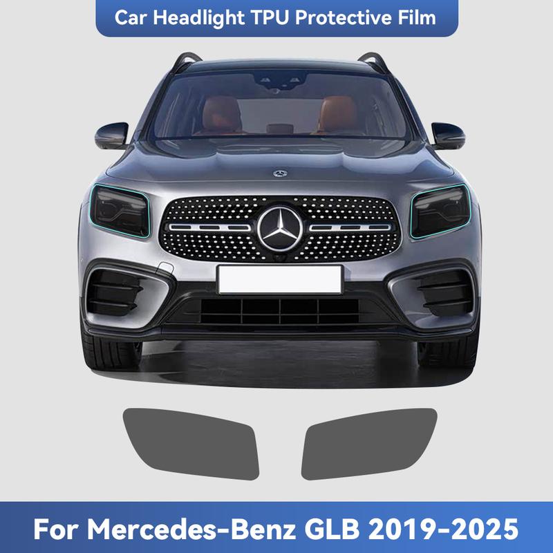 For Mercedes Benz GLB Class X247 -2025 TPU Headlight Anti-Scratch Transparent Modification Color Changing Protective Film