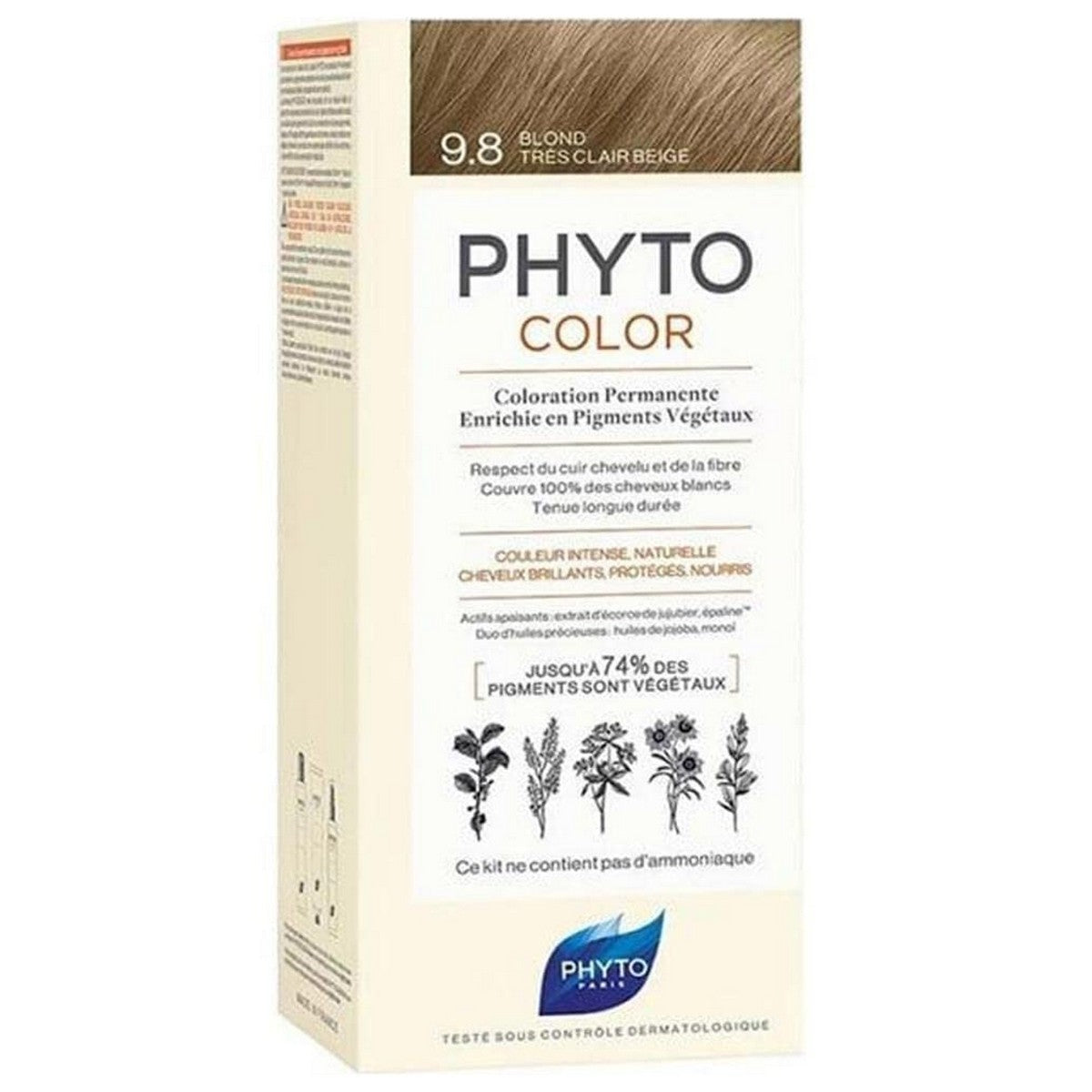 

Permanent Hair Color Phyto Paris Phytocolor 9.8-rubio beige muy claro