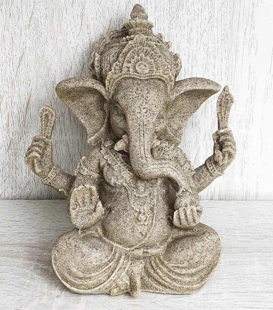 Ganesha Figurine, Indian God Elephant, Asian Goods, Dream-Fulfilling Elephant Ganesha Statue [DLAVE]