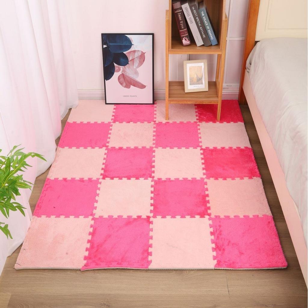 Eva Foam Puzzle Carpet Soft Plush Children's Mat Baby Toys Baby Play Mat  In Children's Room Keep Warm Playmat