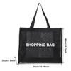 Transparent Mesh Shopping Bag Large Capacity Shoulder Handbag For Shopping Bags Breathable Beach Travel toiletry Storarge Bag