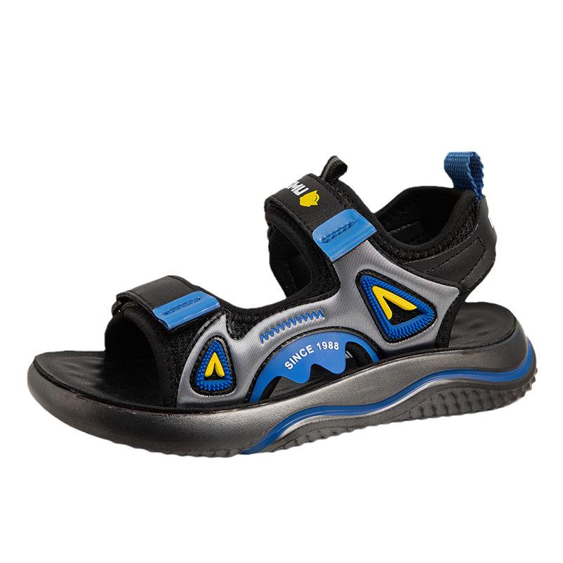 Fashion Handsome Boys Open-toed Sandals Velcro Girls Versatile Sports Sandals
