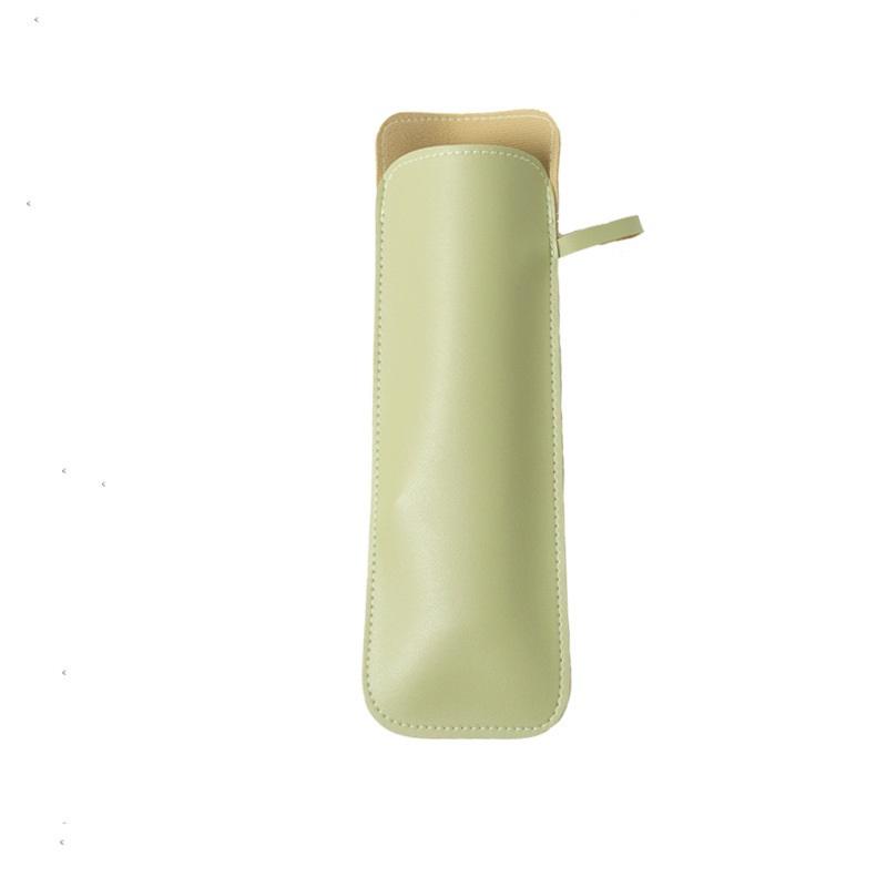 Pu Leather Umbrella Sleeve Colorful Umbrella Cover Case Portable Waterproof Umbrella Storage Pocket For Folding Umbrellas