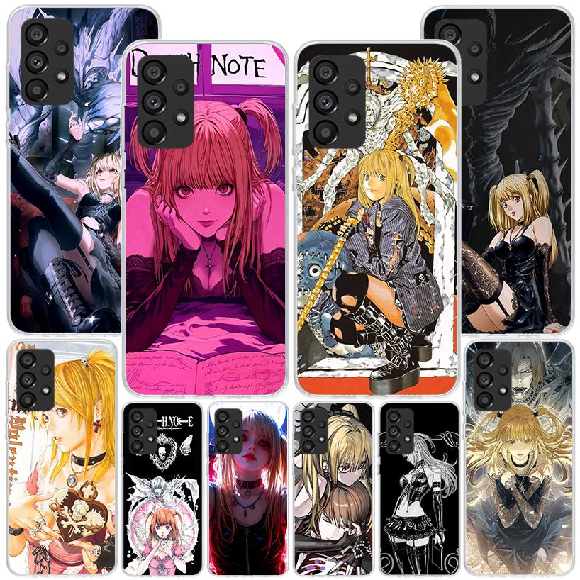 N-Note D-Death MisaMisa Phone Case For Samsung Galaxy A52 A32 A22 A12 A51 A31 A50S A30S A20S A10S Note 20 Ultra 10 Plus S10 A72