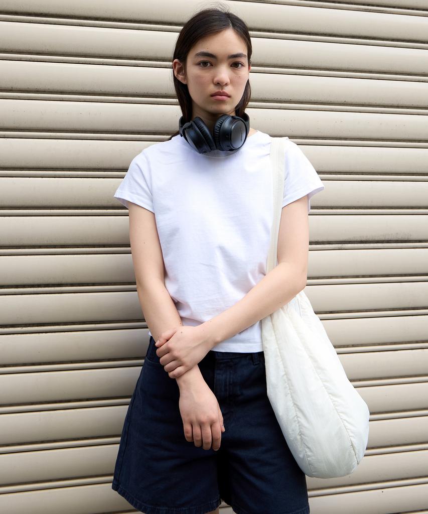 Leuba Plain Cotton T-Shirt - Off White