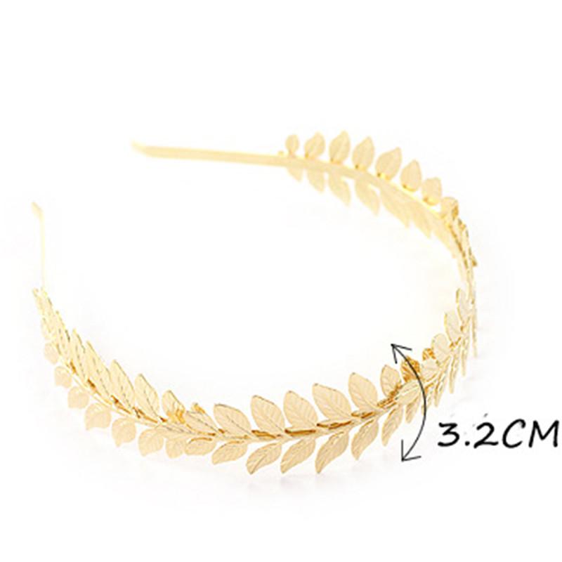 1Pcs Laurel Olive Leaf Branch Crown Leaves Headband Hair Band Girls Women Headwear Hair Accessories Headwear Gifts