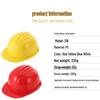 Cross-border Construction Site Safety Helmet with 6-Buckle PE Plastic and Sun Visor, Dustproof and Logo Customizable