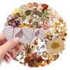 Waterproof DIY Craft Sticker Floral Leaf Design Clear PET Decal  Laptop Phone