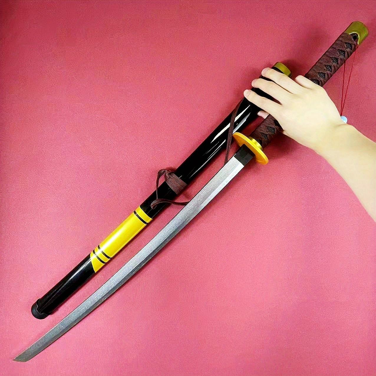 

Rimuru Tempest Katana Anime Reincarnated Slime Cosplay Prop Ninja Knife Sword Real Size Japanese Samurai Sabre Toy 40inch Kid Friendly Entertaining 104cm