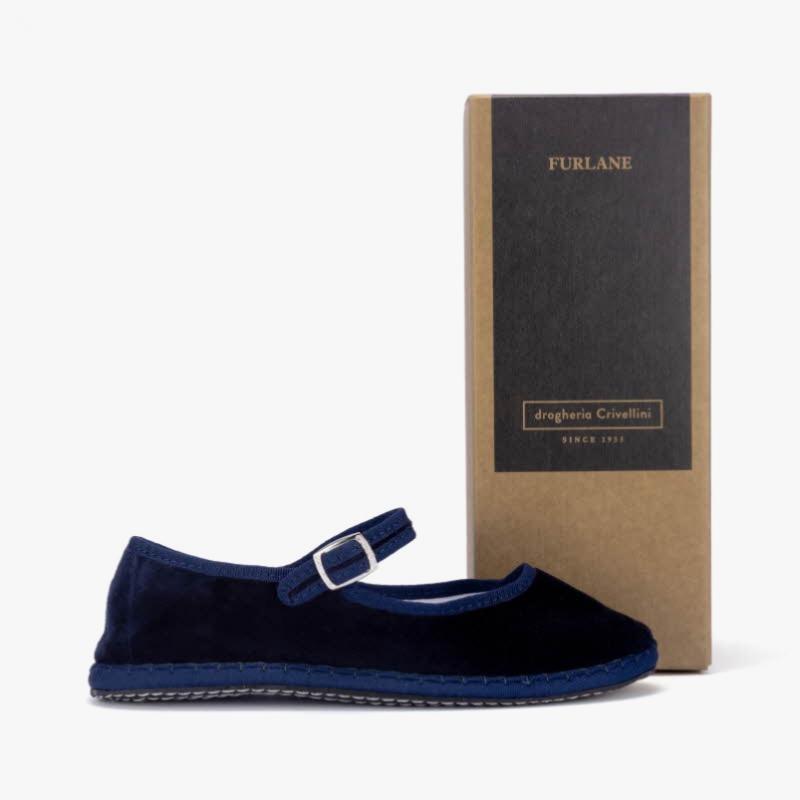 Drogeria Mjpj Ve Oo Nax Mary Jane VelVet Navy Flats