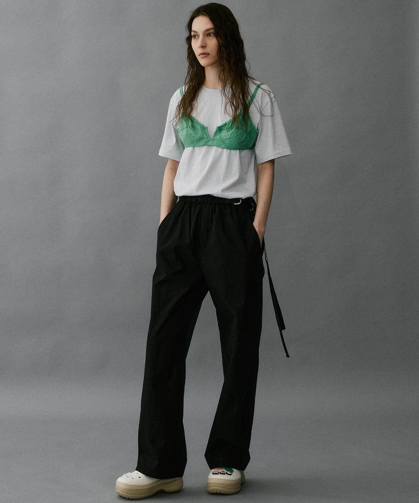 HYII Two-Strap Wide Pants [Black]