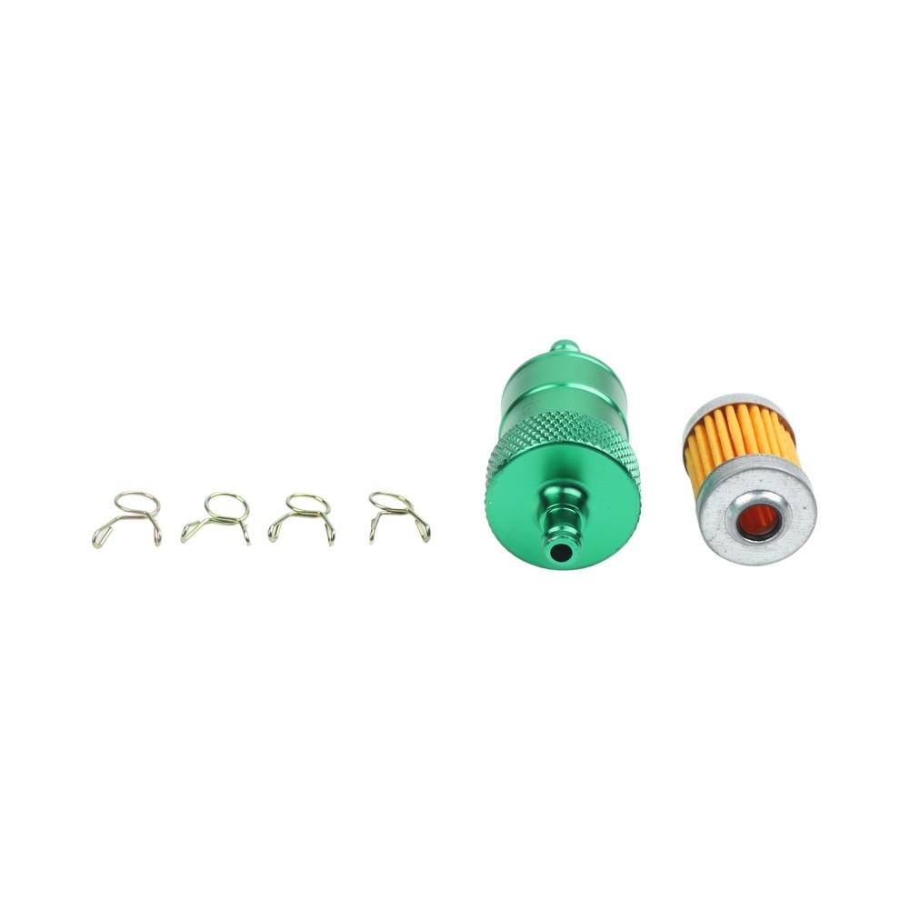 8MM Aluminum Alloy Inlne FUEL Filter Motorcycle ATVs Motorbike Moped