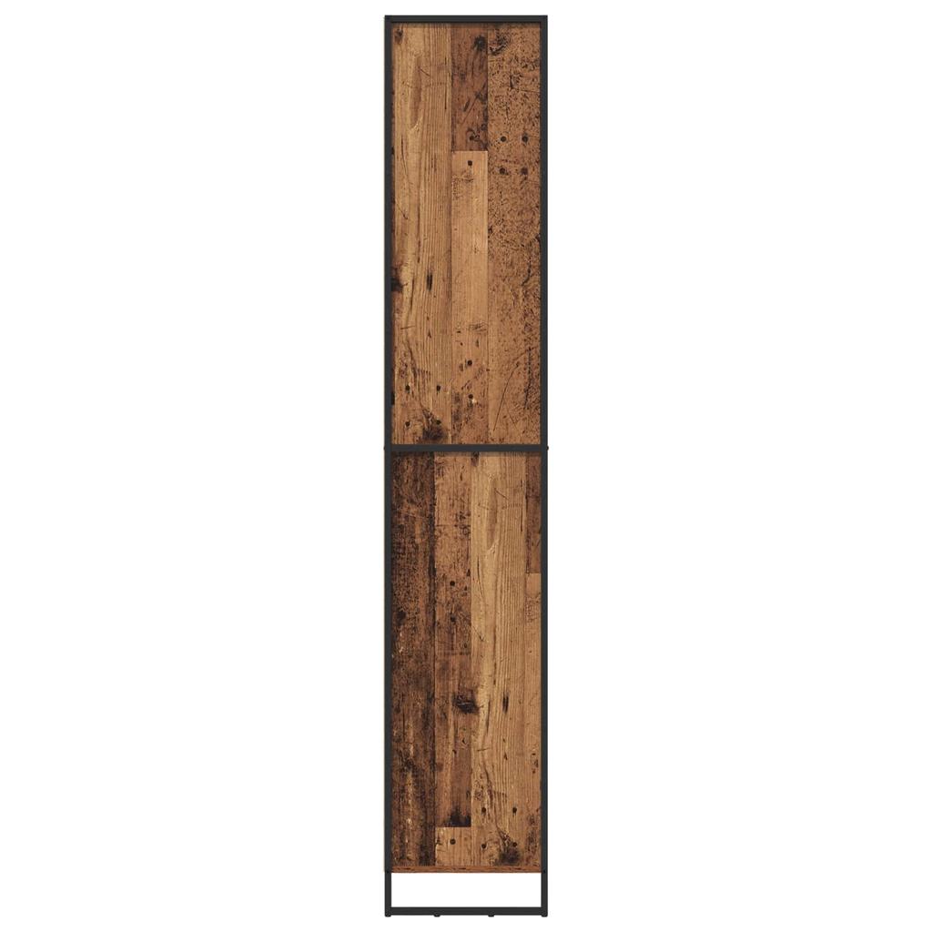Tall Cabinet Reclaimed Wood Look 60 x 36 x 200 cm Engineered Wood
