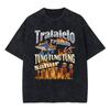 Italian Brainrot Bombardiro Crocodilo Vintage Washed Tshirts Crocodile Plane Bomber Funny Meme Tshirt Man Fashion Streetwear