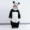 Soft Baby Hooded Rompers Coral Fleece Children Pajamas Kawaii Infant Jumpsuits  Autumn