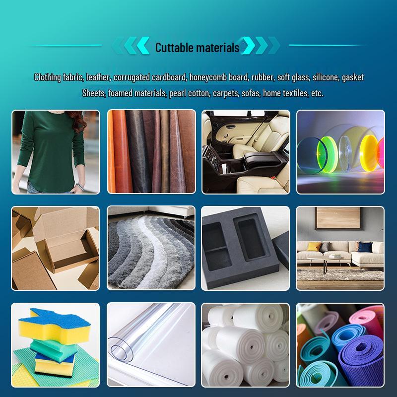 Multifunctional Leather and Composite Material Cutting Machine