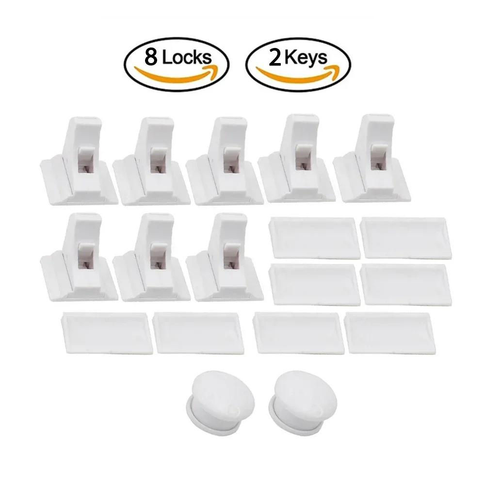 Magnetic Children's safe Lock  Keep Your Kids Safe with Ideal Drawer & Cabinet Door Safety For Babies Toddlers & Children