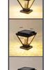 Modern Solar Outdoor Waterproof Pillar Light for Gardens, Courtyards, and Fences