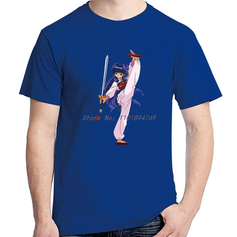 Fashion T Shirt For Unisex Ranma 1 2 Classic Graphic T Shirts Cotton Summer Oneck Short Sleeve Tshirt High Quality Unisexs Clothes