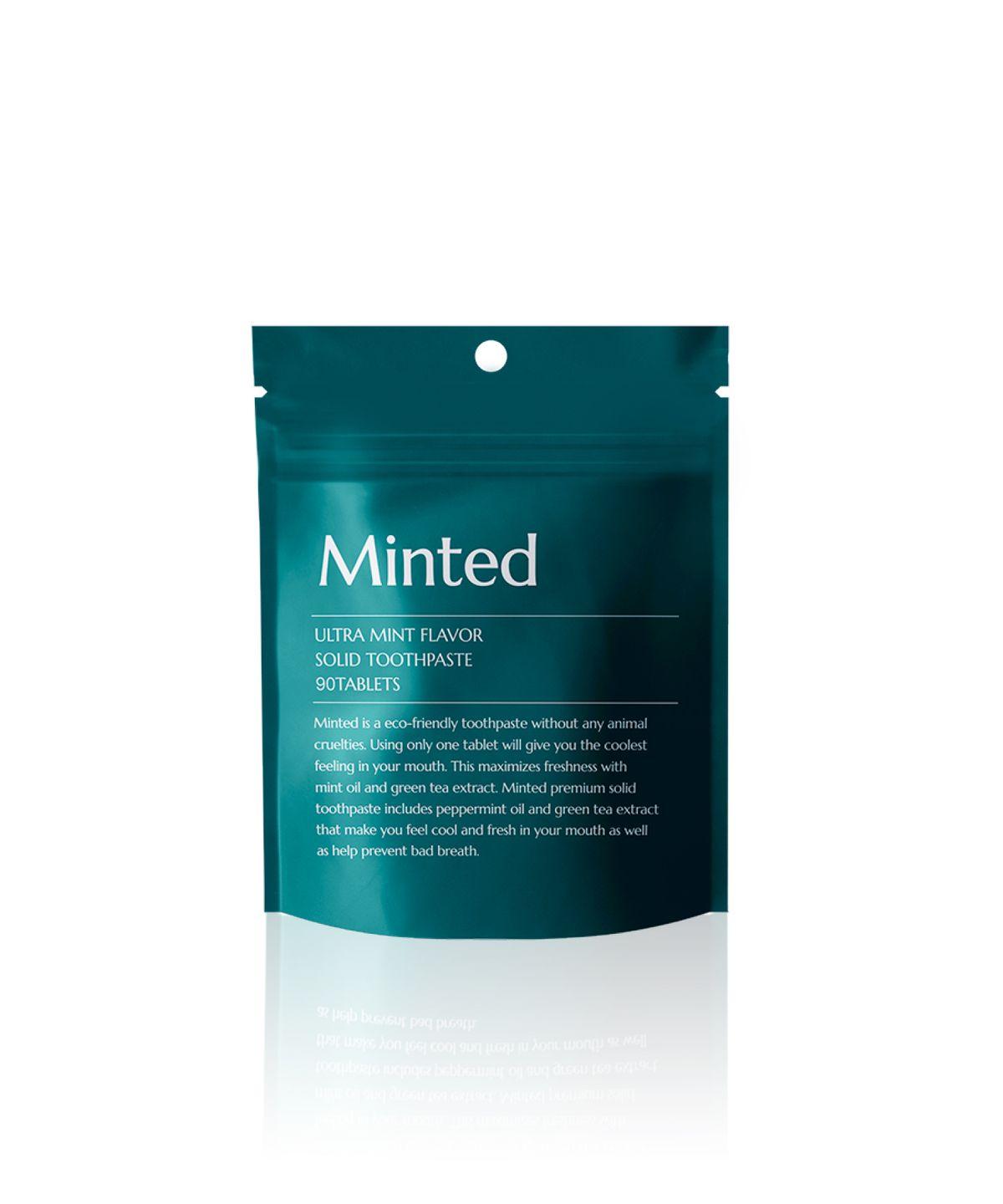 Ultra Mint Solid Toothpaste Refill 90 Tablets (1.5 Months Supply)