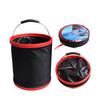11L 12L New Thickening Portable Folding Bucket Outdoor Camping Car Storage Container Wash Car Mop Fishing Bucket Cleaning Tools