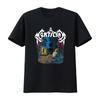 Bestatter Kettensäge Zerstückelung Horror Thema T-Shirt zum Drucken vintage Gewaschen Vielseitig Sligh