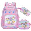 Rainbow Gradient Butterfly Girls Backpack Set School Bag Large Capacity Lunch Bag Pencil Case Kids Back To School Birthday Gift