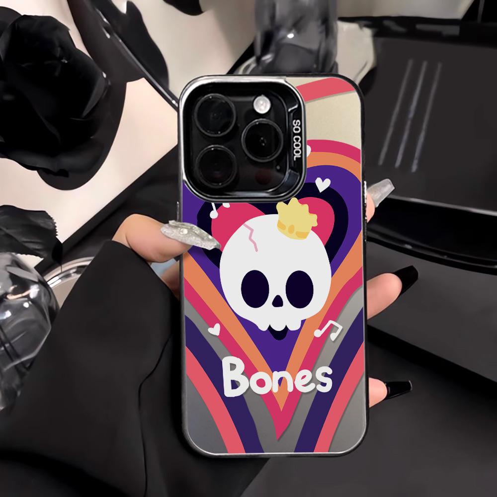 

iPhone17 Pro Max Halloween Skeleton Case for Apple 15/16, Niche 14Pro iPhone 17 Pro