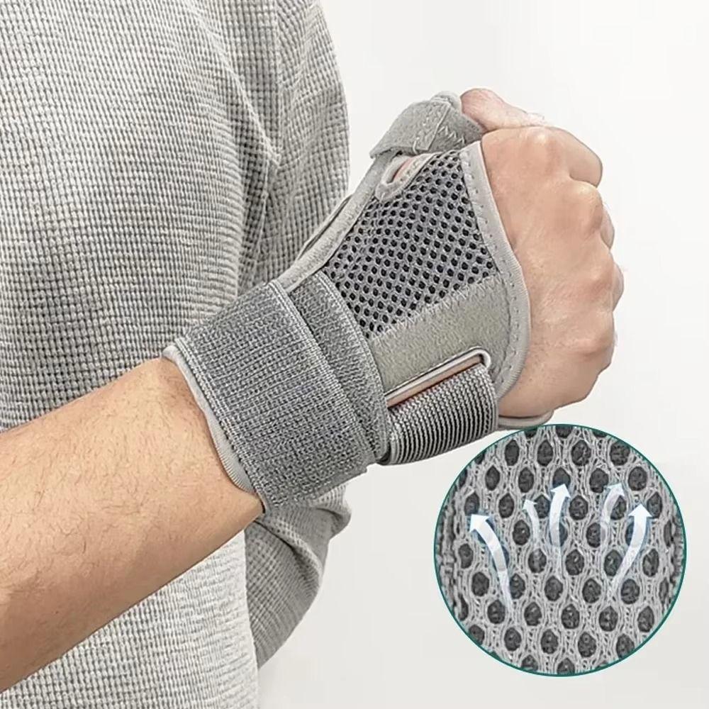 Nylon Thumb Wrist Brace Flexible Splint Elastic Wrist Guard  Wrist Uncomfortable