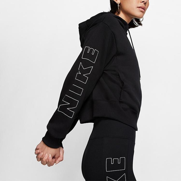 Nike Full-Zip Hooded Knit Jacket Women Outerwear Black CJ3043-010