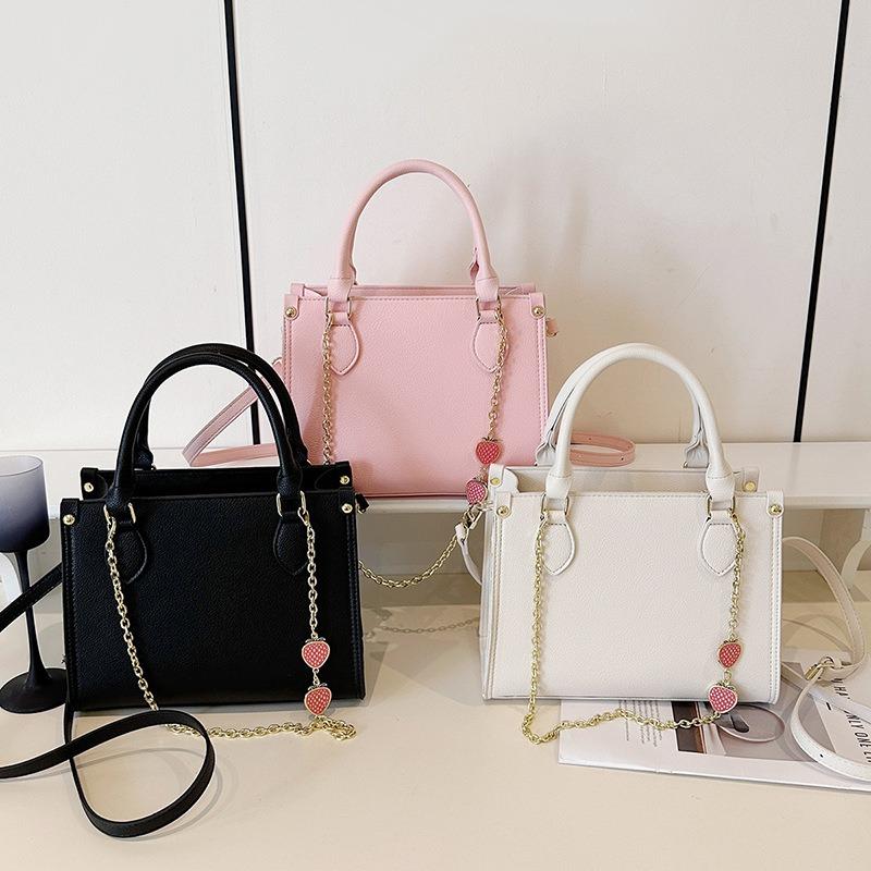 New Women's Bag Lazy Style Commuter Large Capacity Tote Bag Texture Fashionable Shoulder Messenger Chain Bag